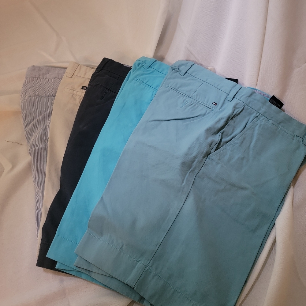 Men's Chino Shorts (5 pairs) Tommy Hillfiger, Izod, Chaps